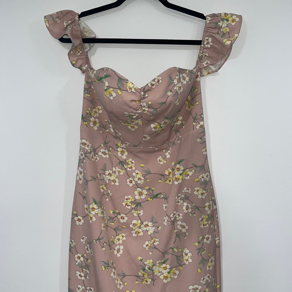 Express pink flower design sz6